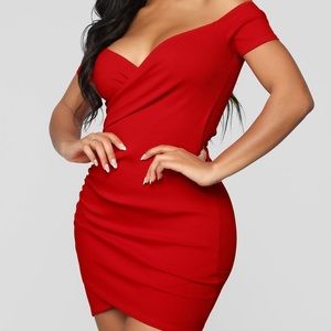 NWT fashion nova off the shoulder bodycon dress
